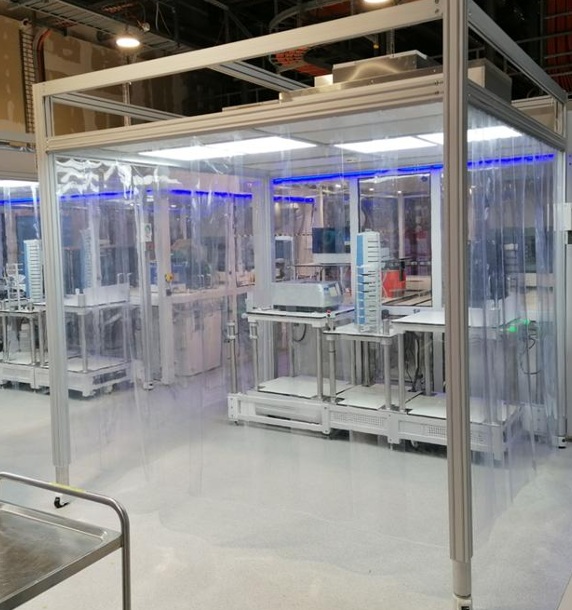 Salle blanche modulaire ISO 7