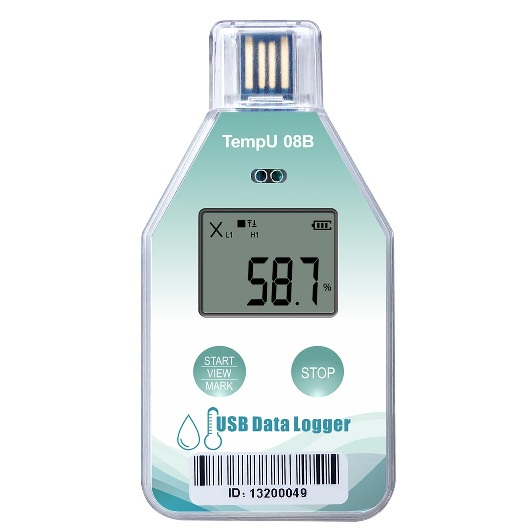 Disposable PDF Temperature and Humidity Recorder TZTemp08B